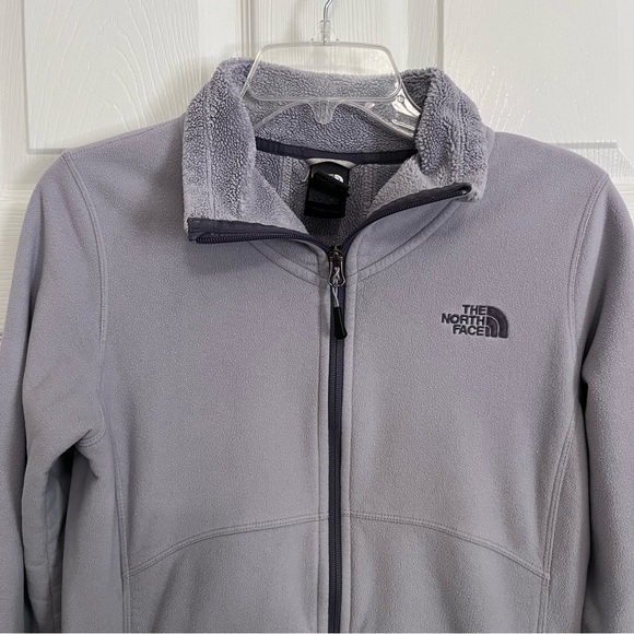 The North Face Zip Up Jacket Fleece Gray Women’s Size Small Full Zip Outdoors - Picture 2 of 11